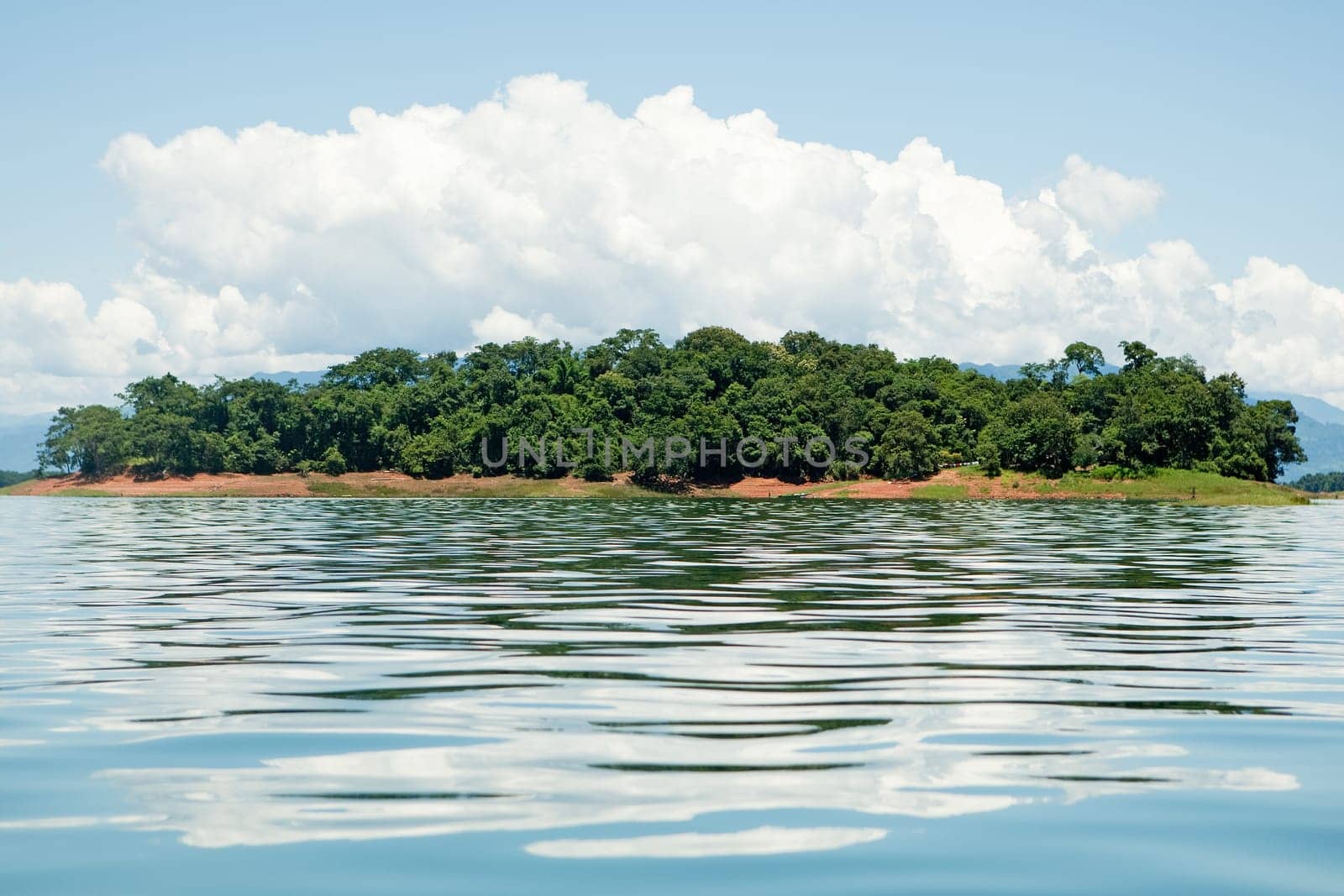 Nam Ngum Reservoir in Laos