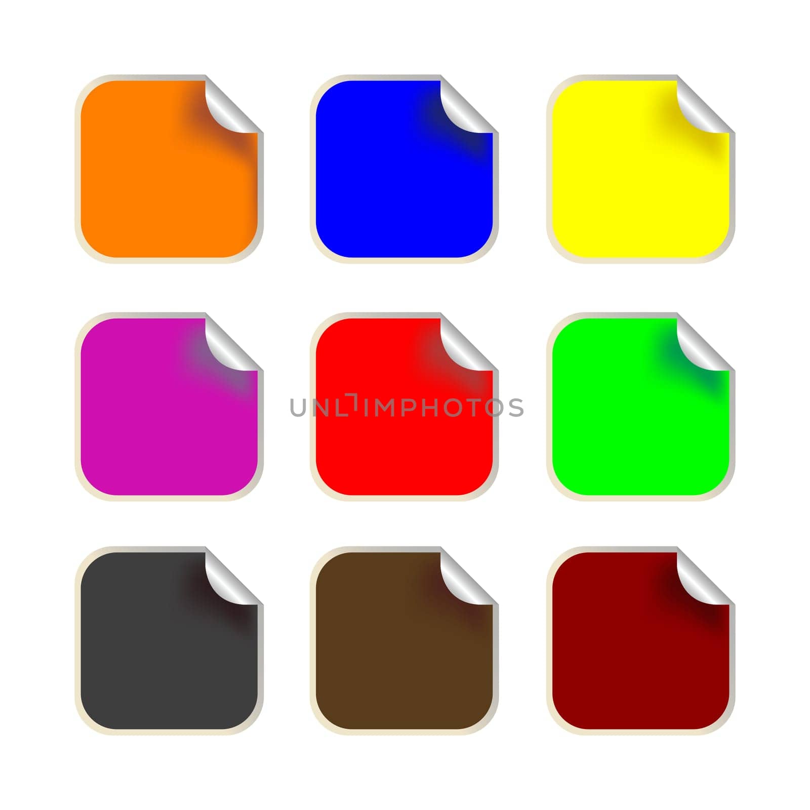 fresh square labels