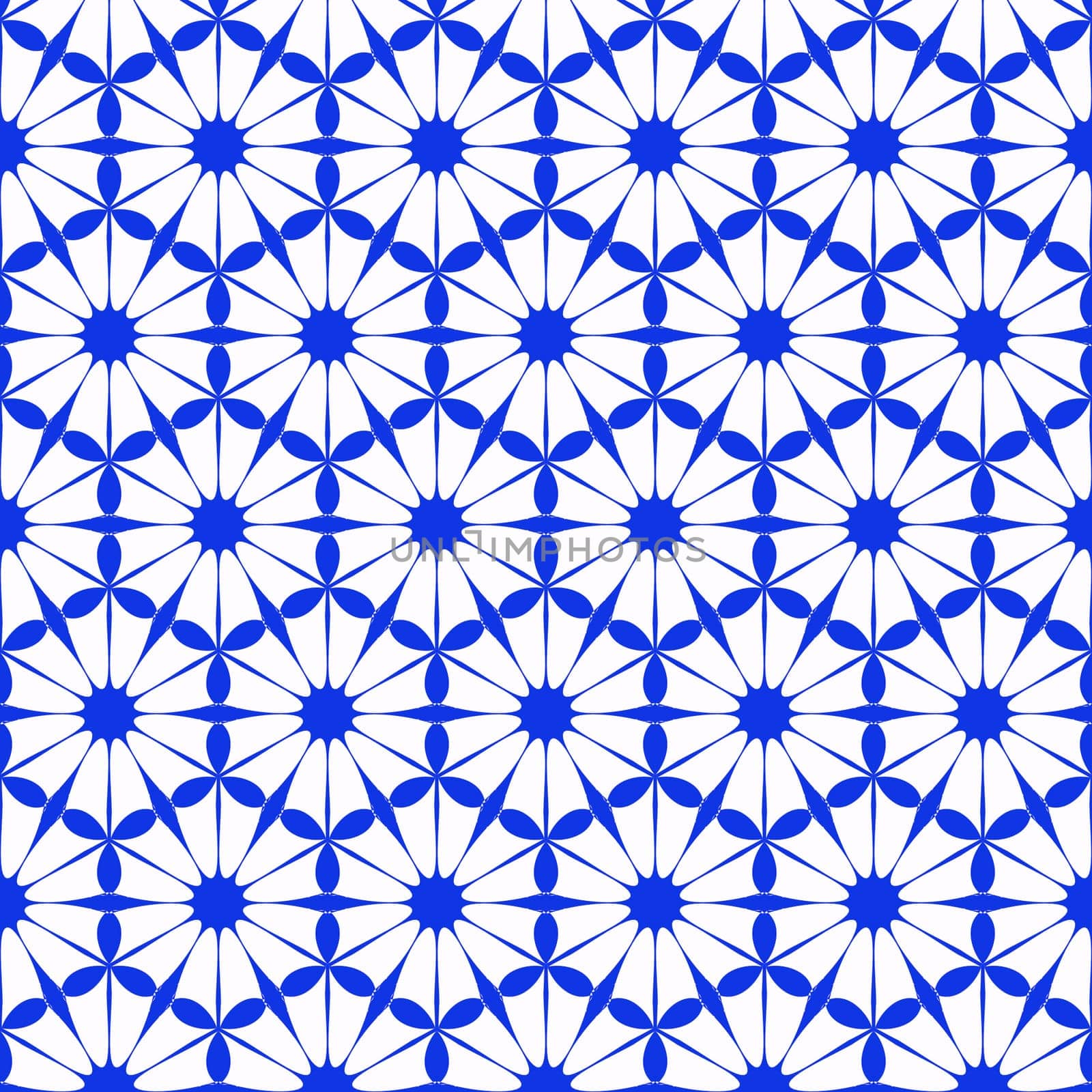 Seamless blue wallpaper pattern