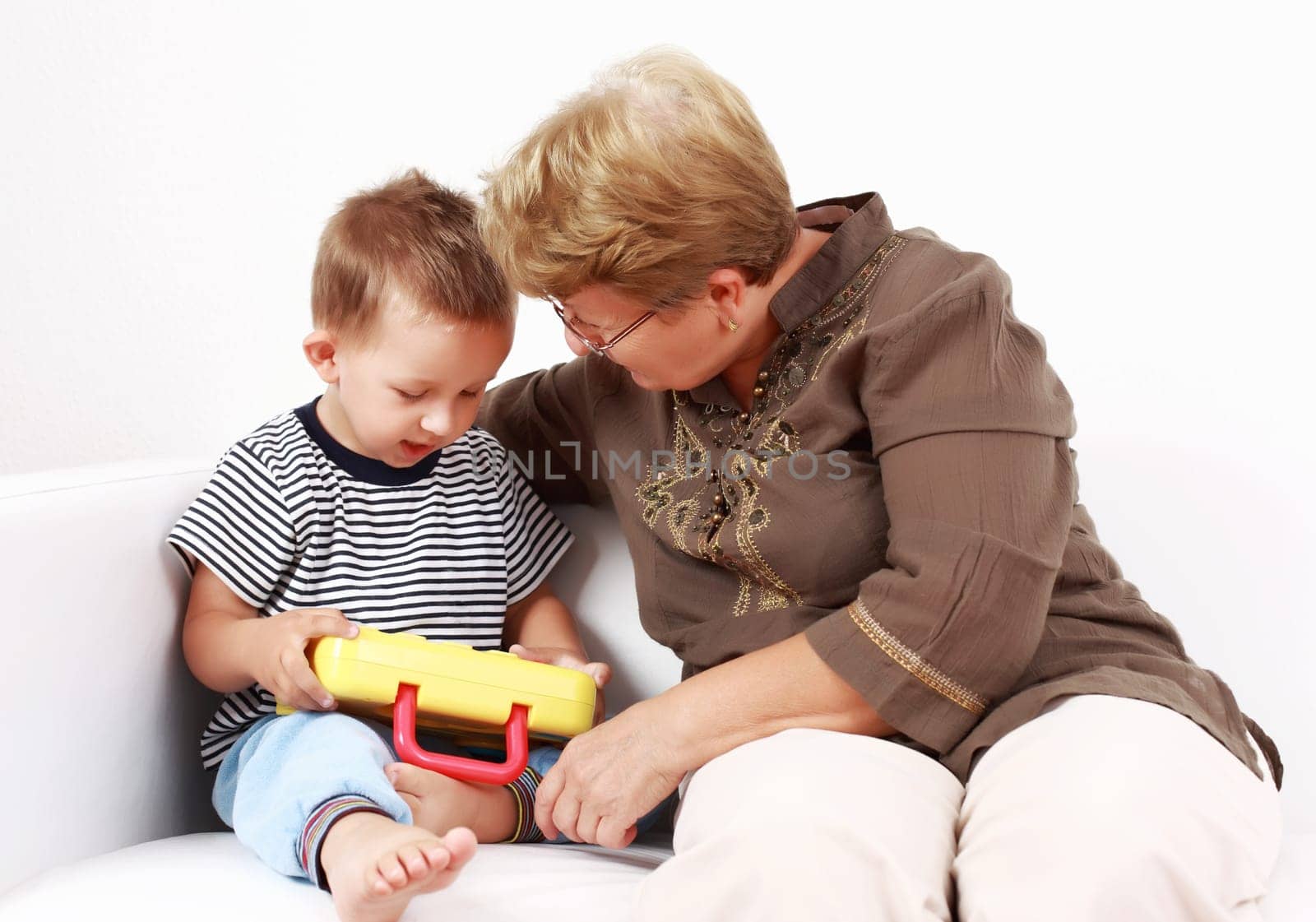 Playing with granny