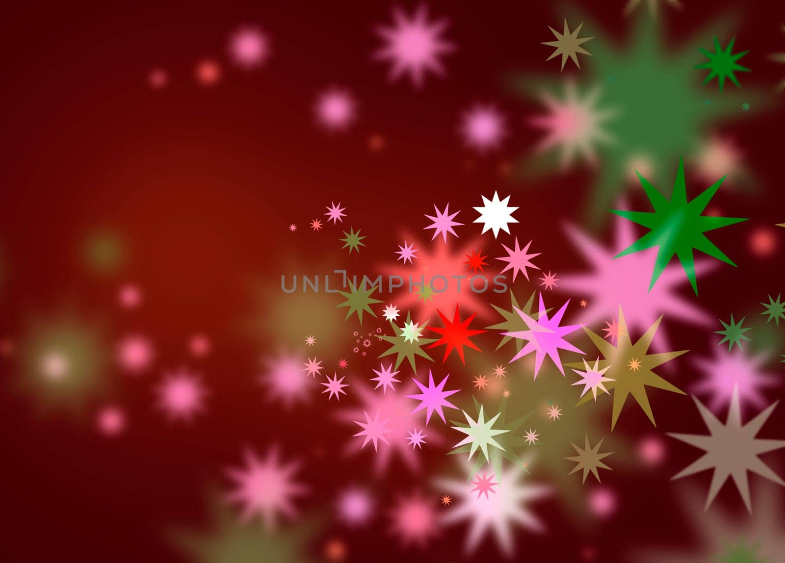 Stars Christmas Card