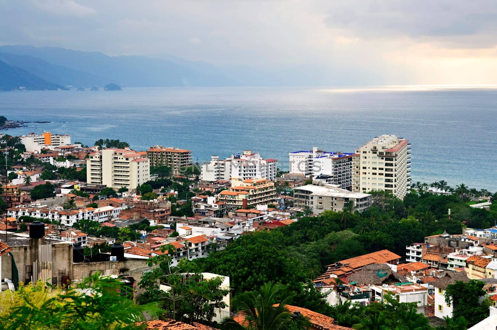 Cityscape in Puerto Vallarta, Mexico