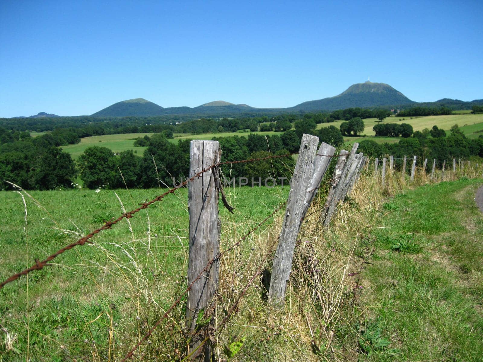 Landscape in Auvergne