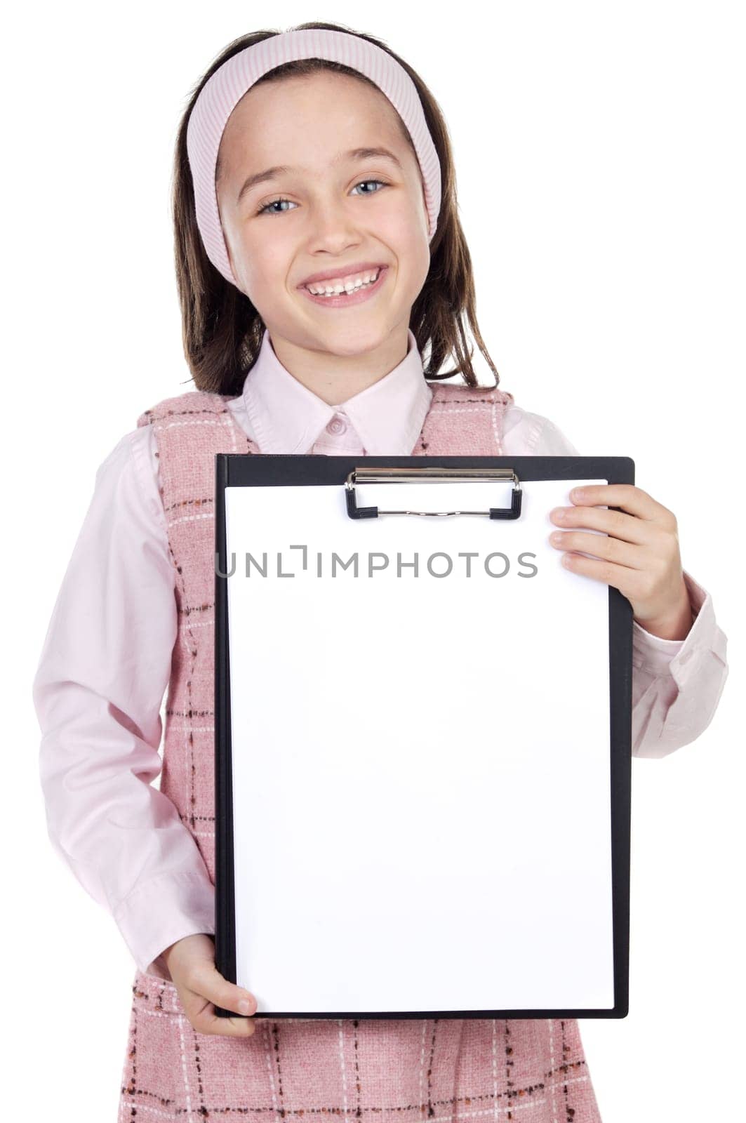student with notepad
