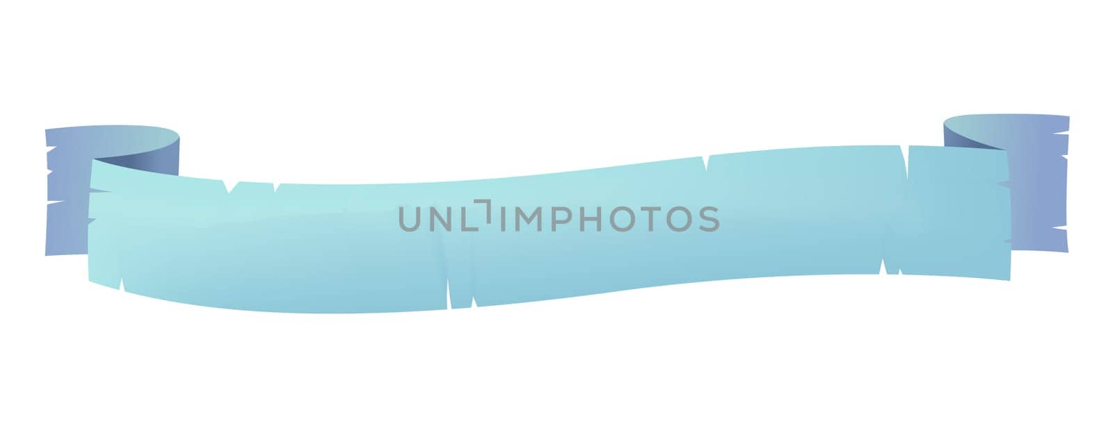 blue blank banner