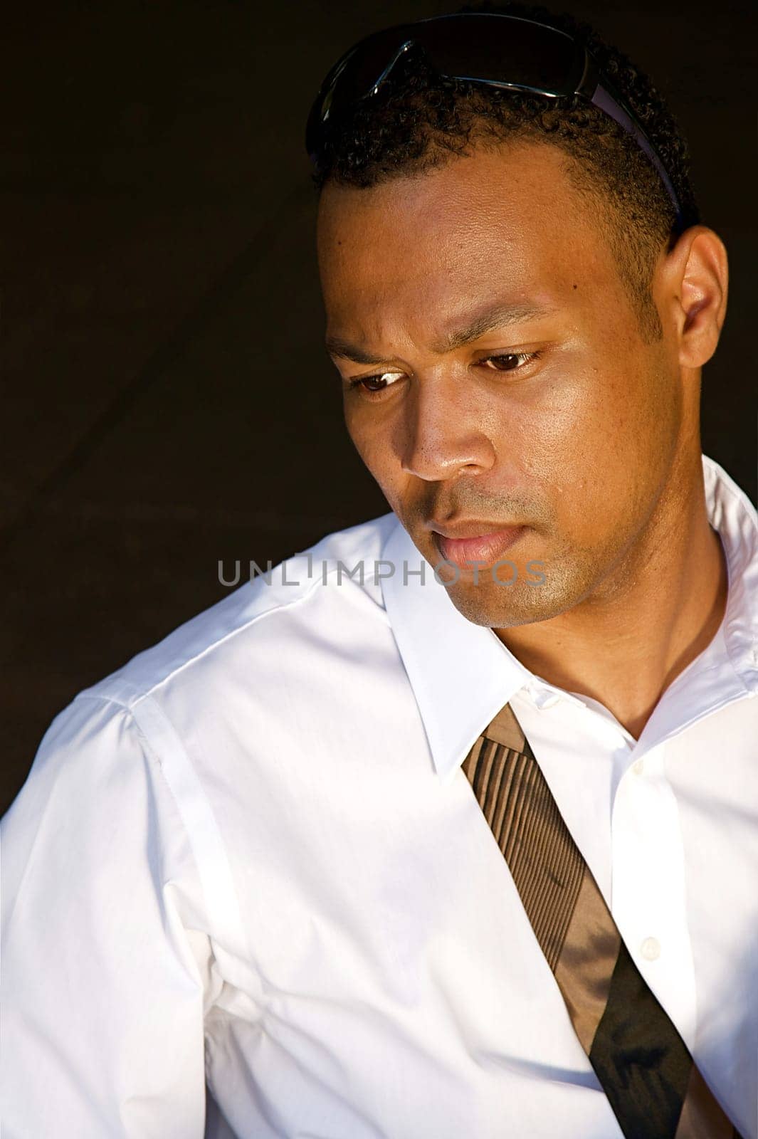 Businessman at a Cafe