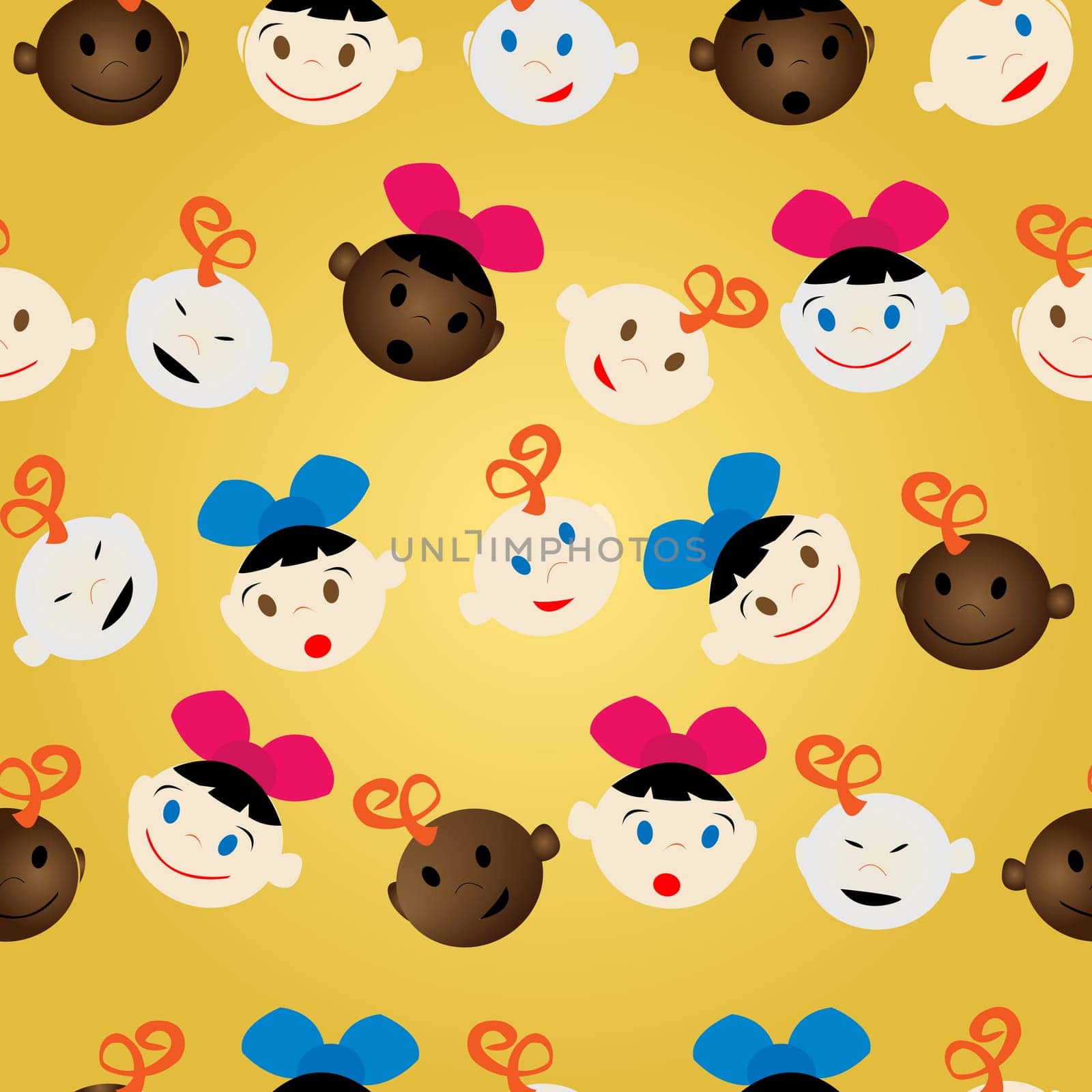 newborn faces pattern