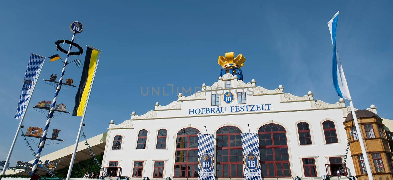 The Munich HB tent at the Oktoberfest