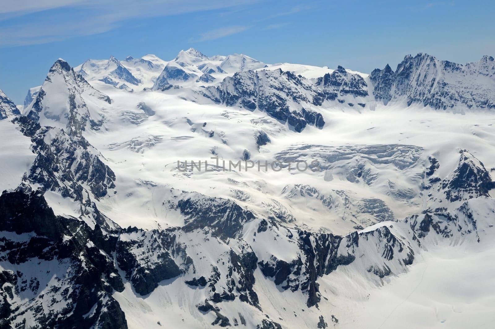 Glaciated Alps,Switzerland