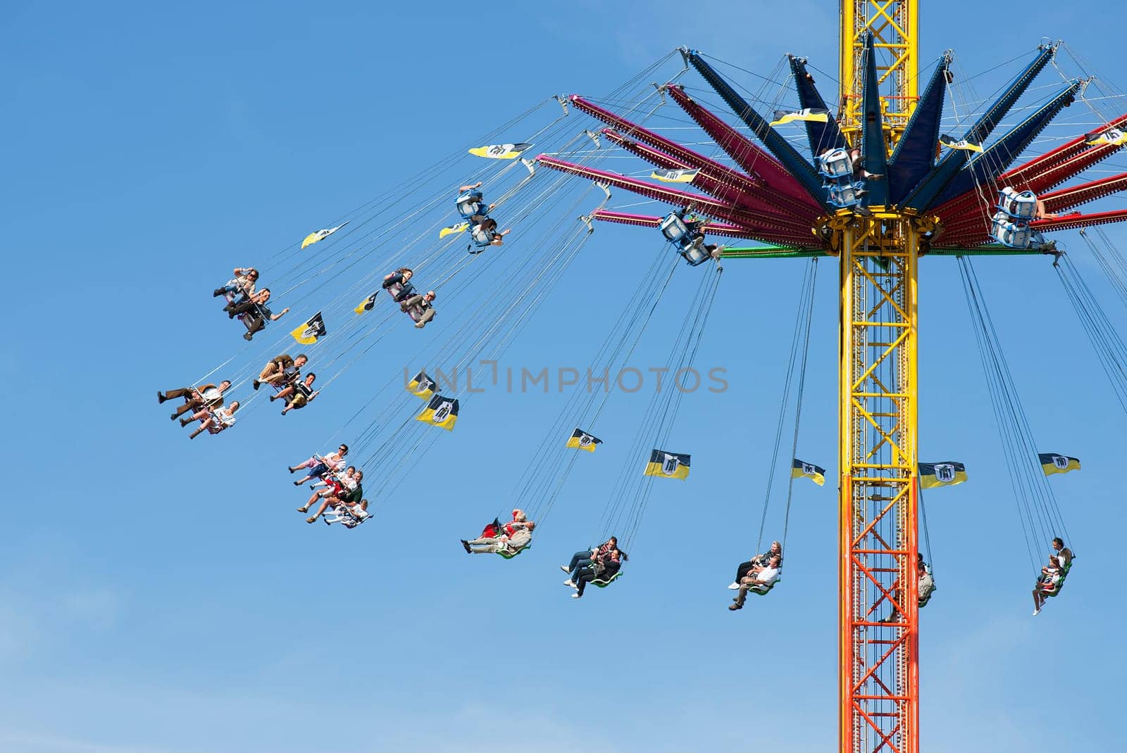 High carousel at Munich's Oktoberfest