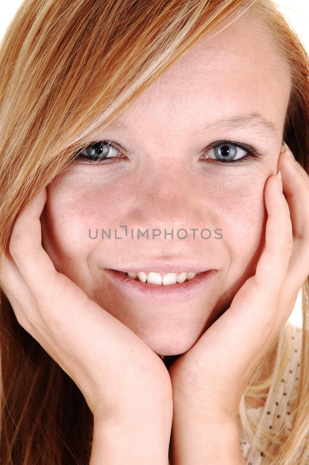 Pretty girls face.