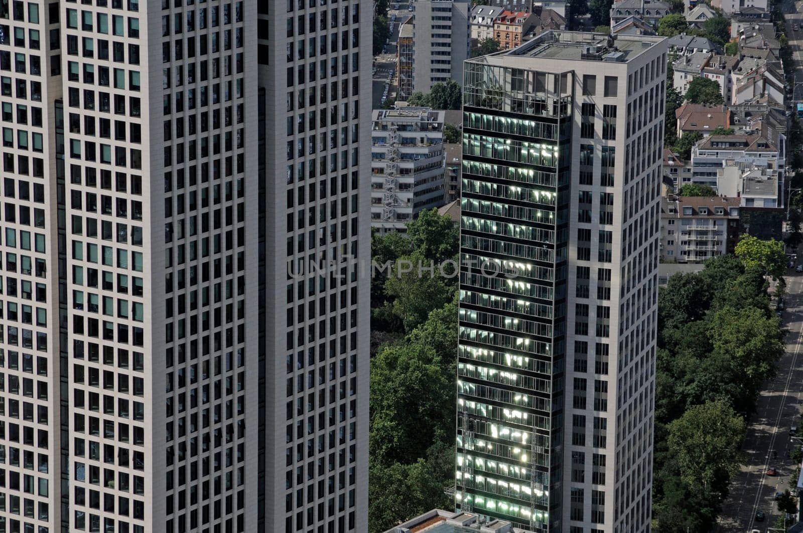 Reflection on a high-rise building