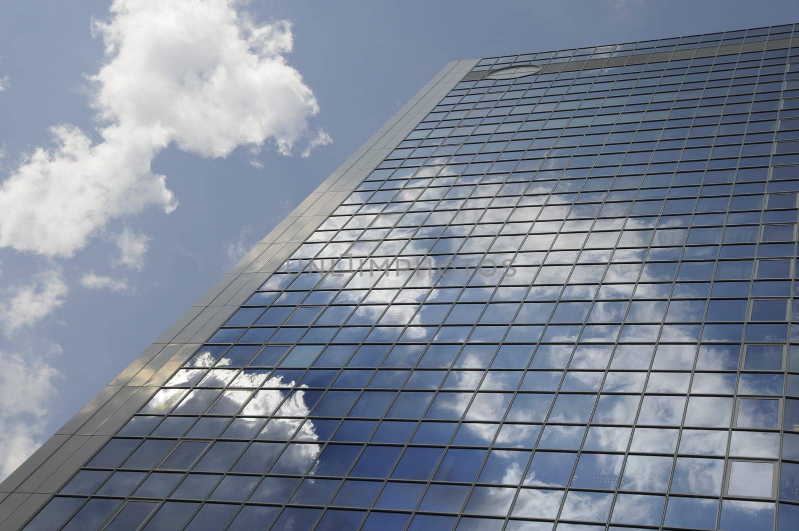 Reflection on a high-rise building