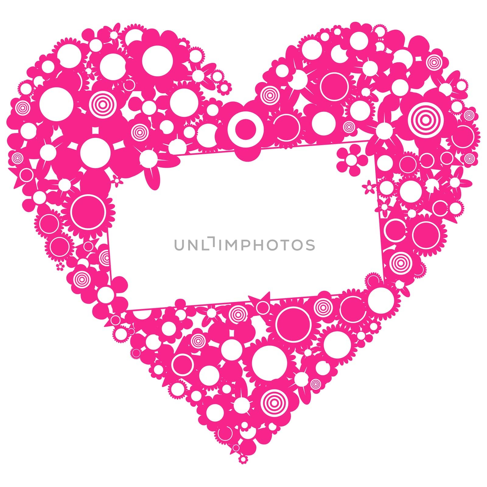Flowers heart