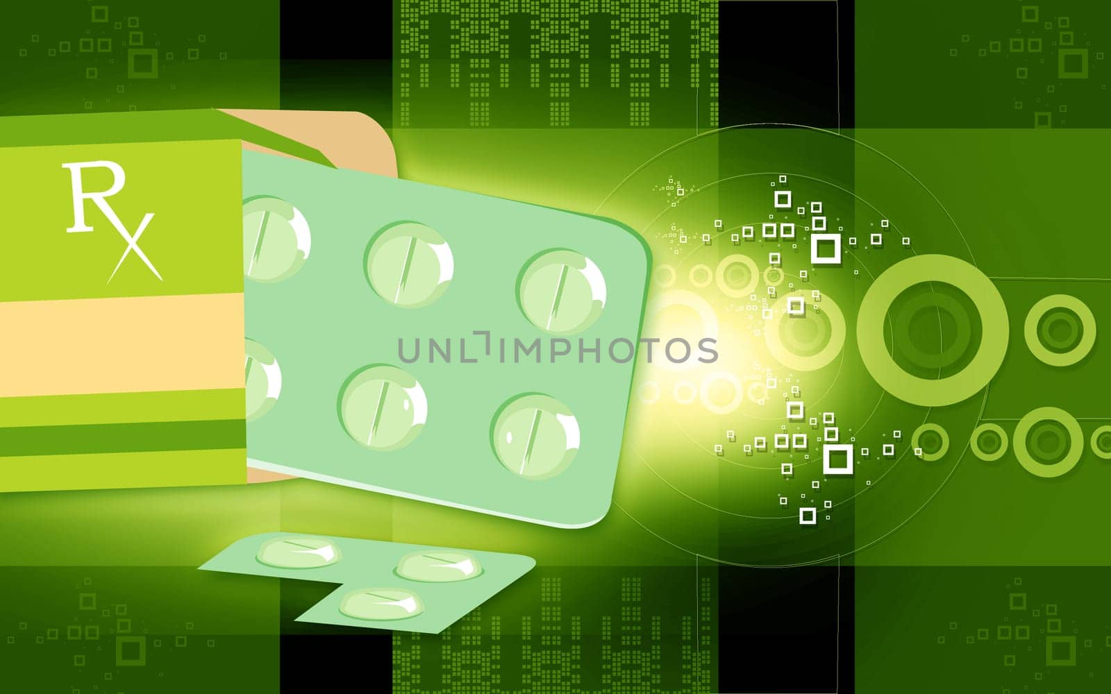medicines in a packet