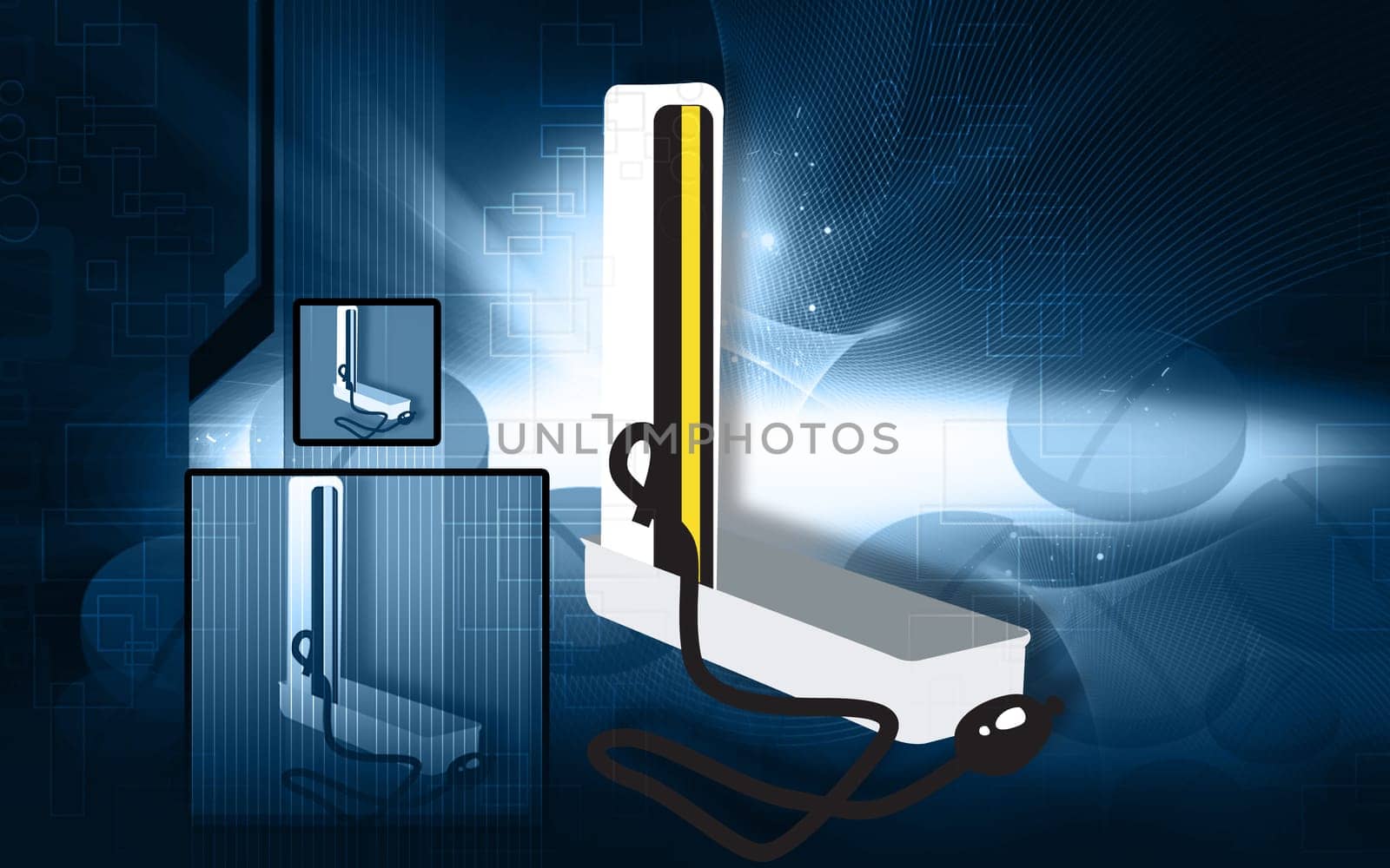 Illustration of a Sphygmomanometer