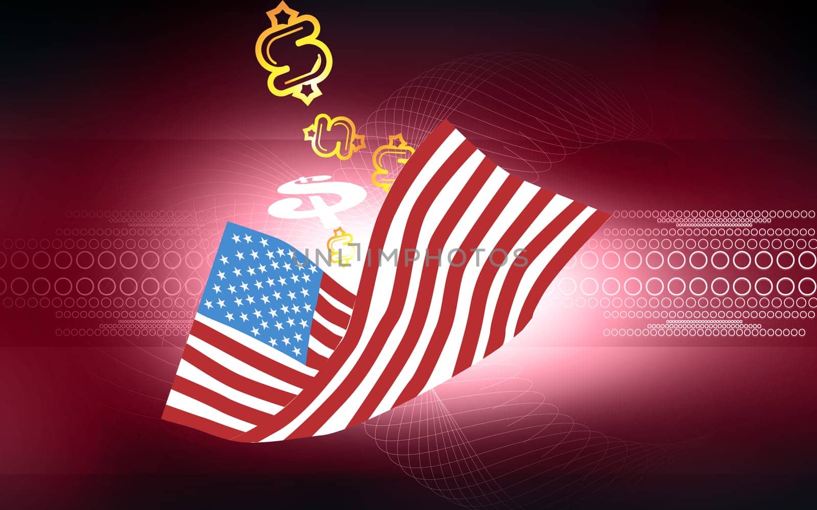 Dollar flag