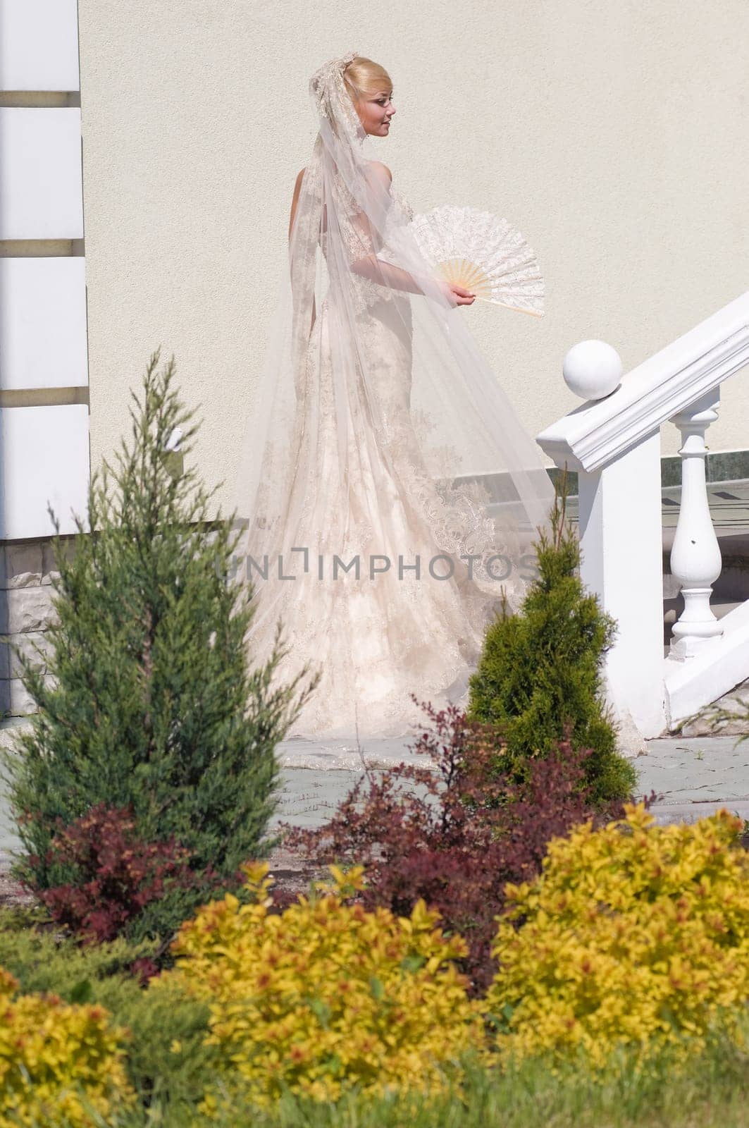 Bride In The Garden