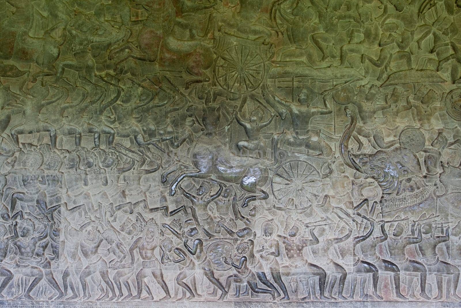 Ancient relief of the Khmer