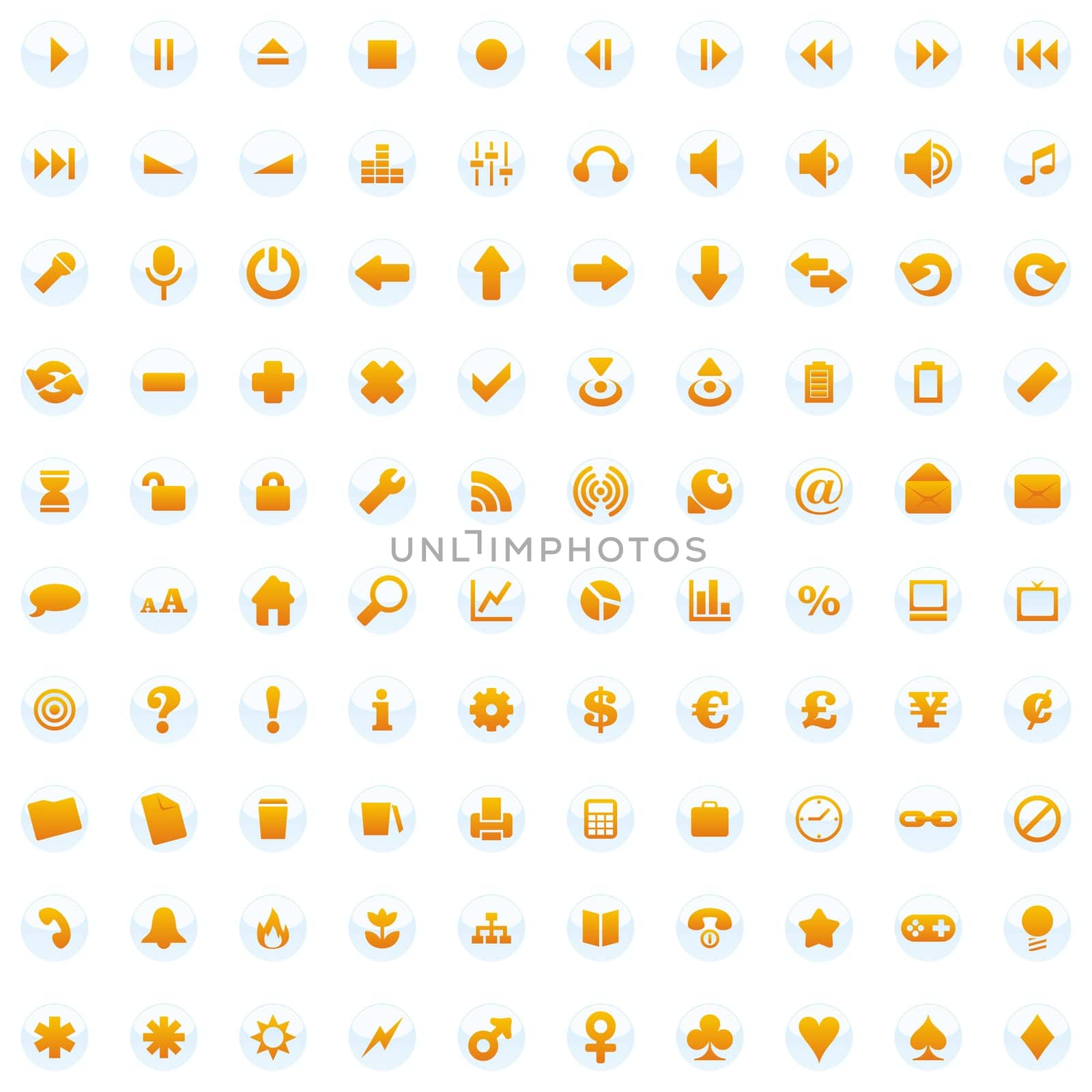 one hundred fully editable vector web ic