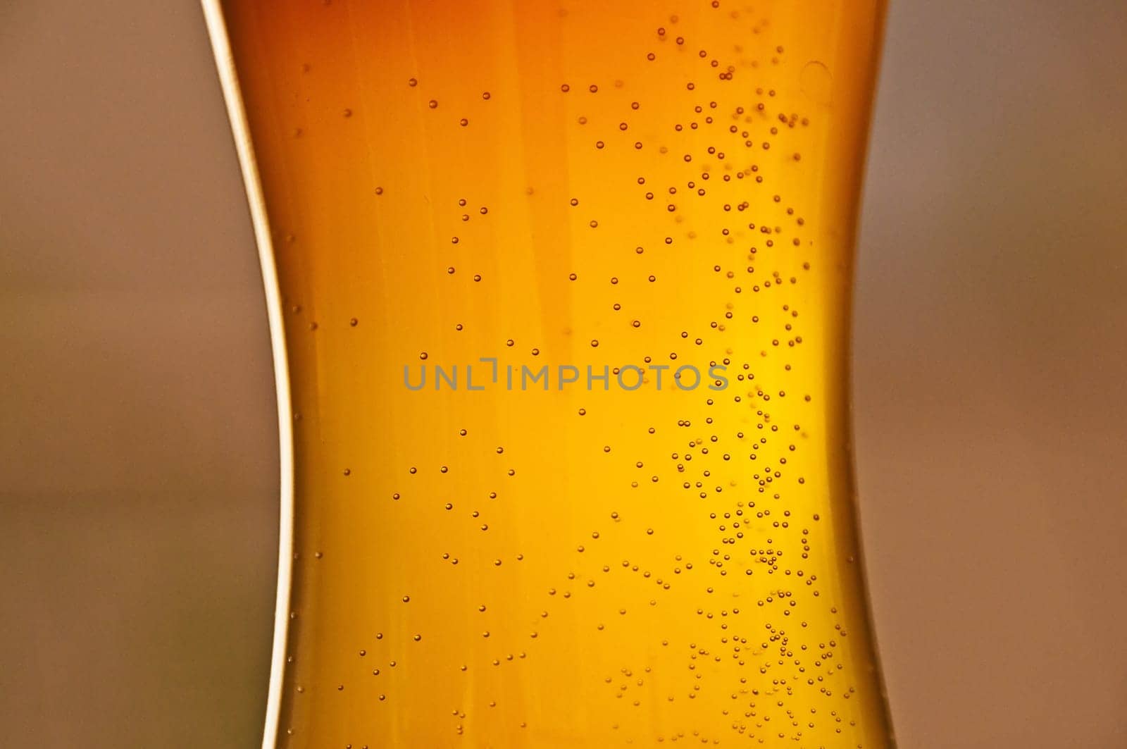 Wheat beer in the evening sun