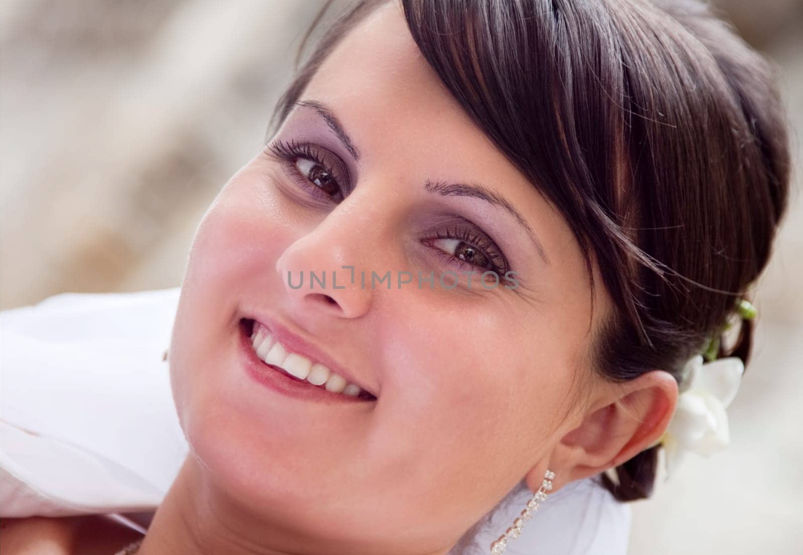 Portrait of the beautiful bride