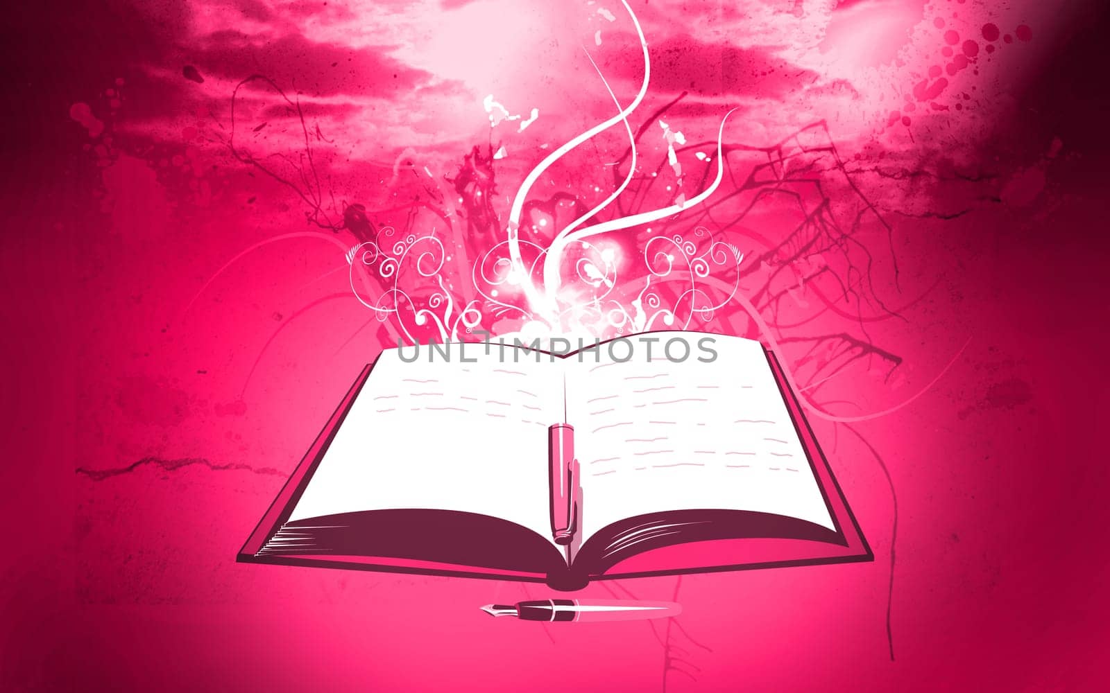 Book and pen