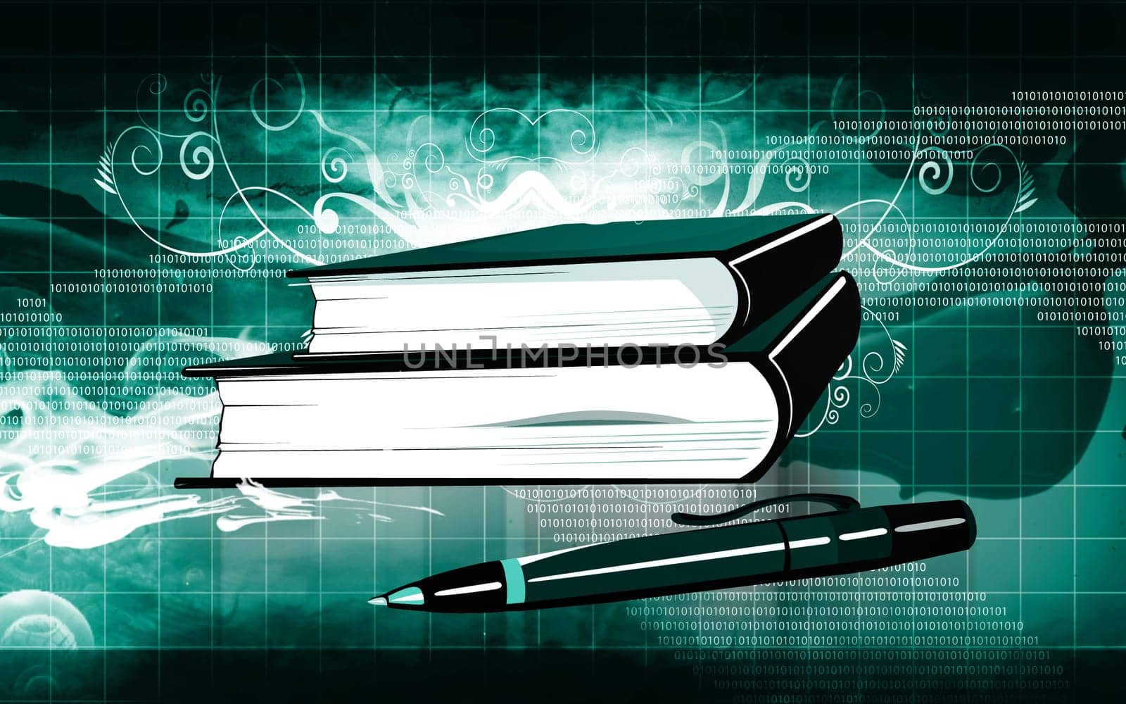 Book and pen