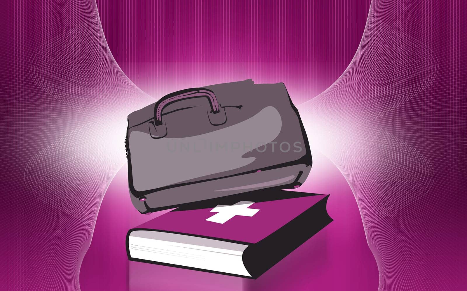 Bag and book
