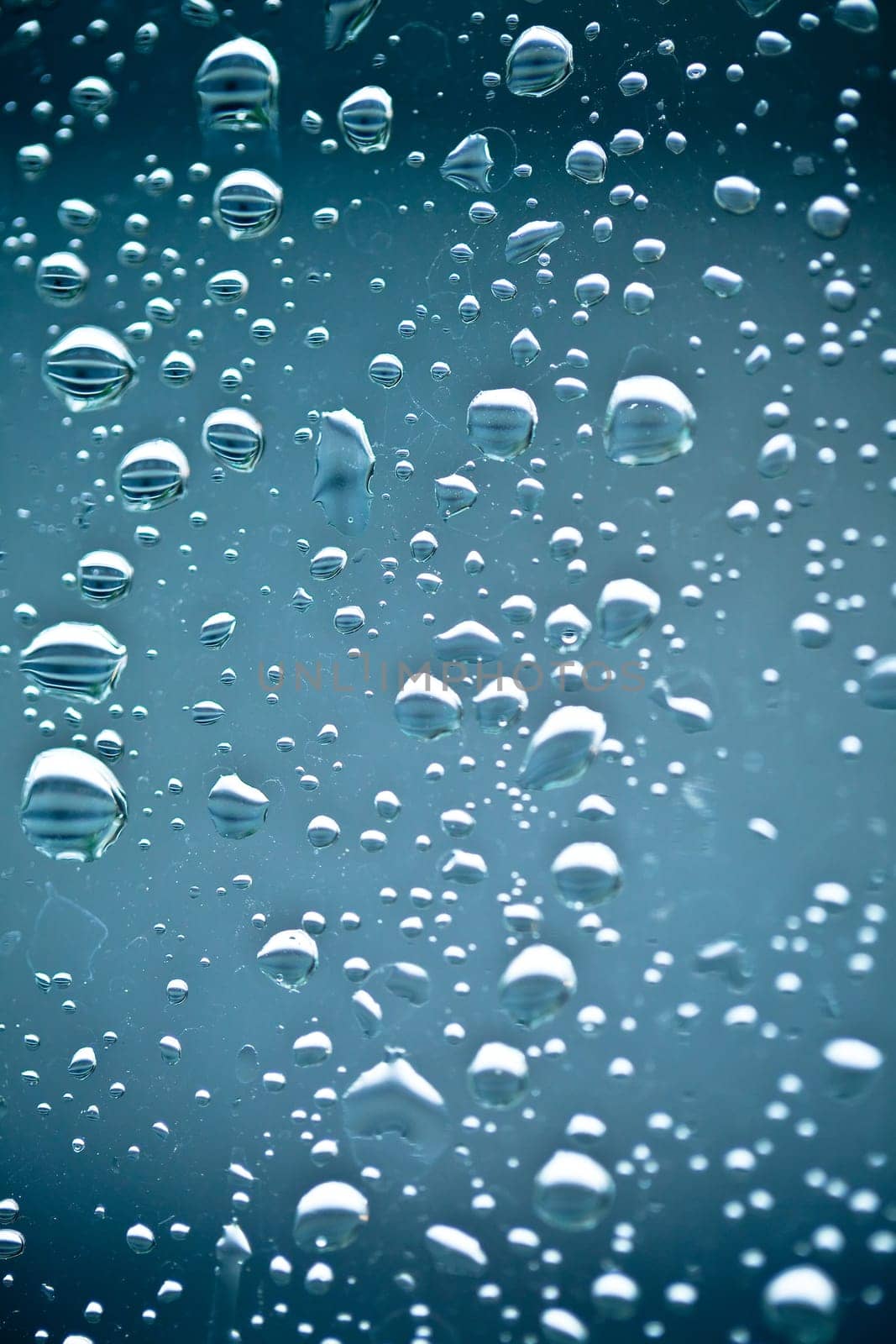 Water drops on window background