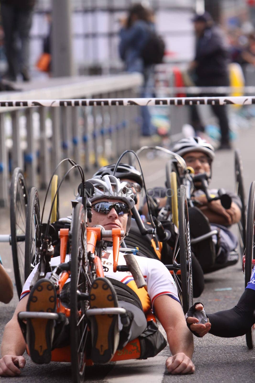 Hindbiker at the Cologne Marathon