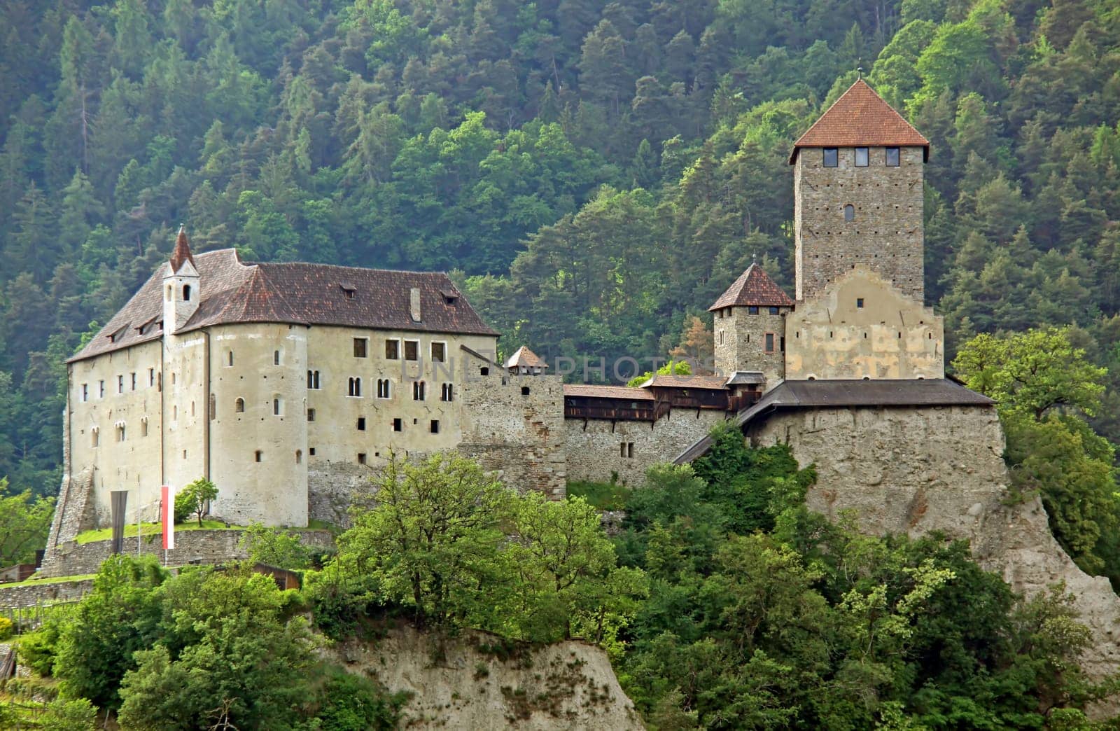 Tyrol Castle near Merano in the Burggrafenamt
