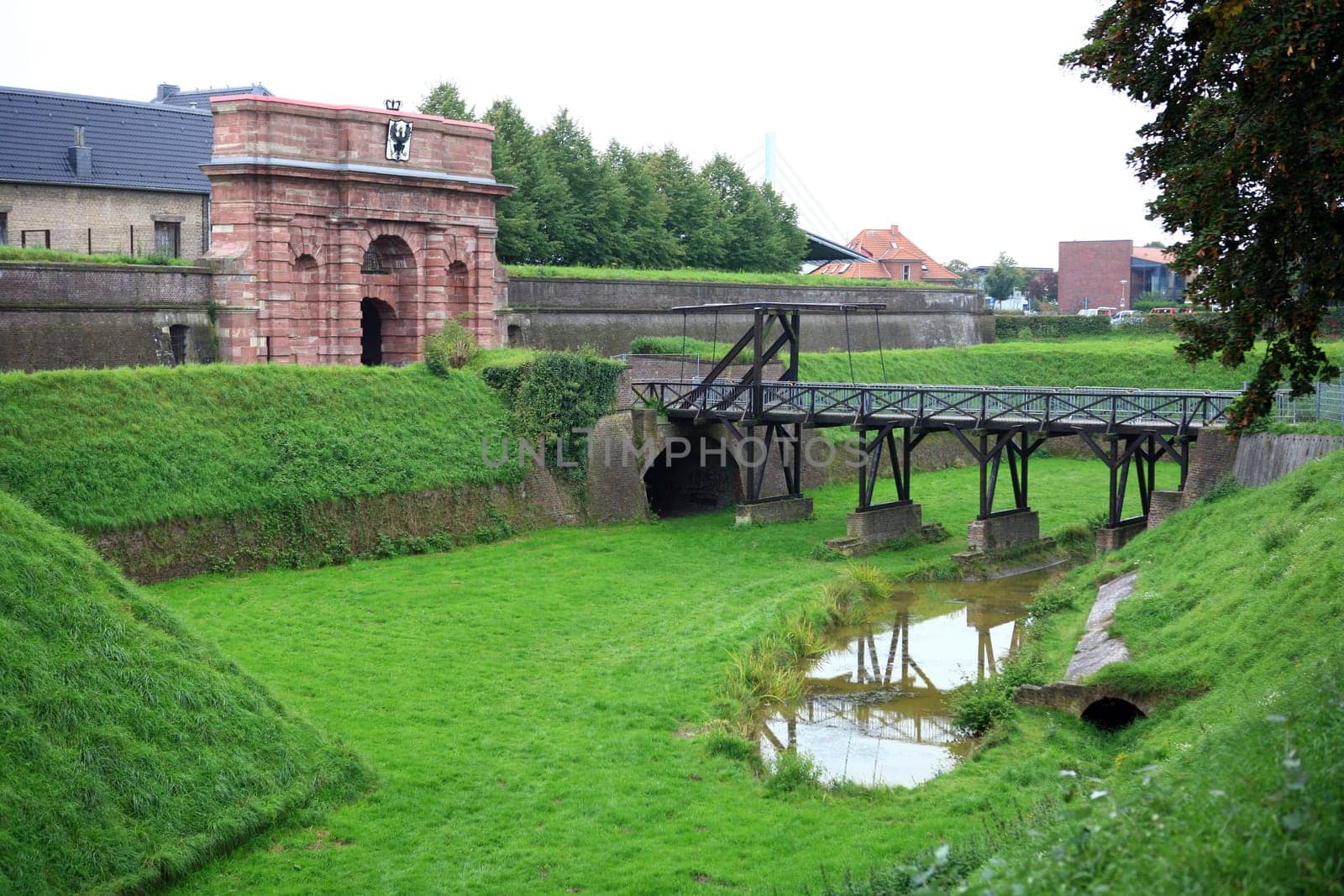 Trench in front of the old citadel