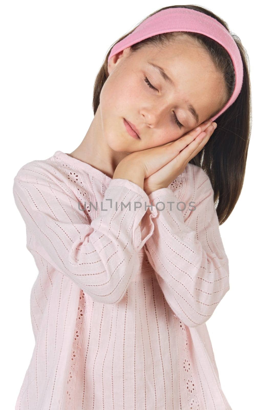 sleeping lovely girl