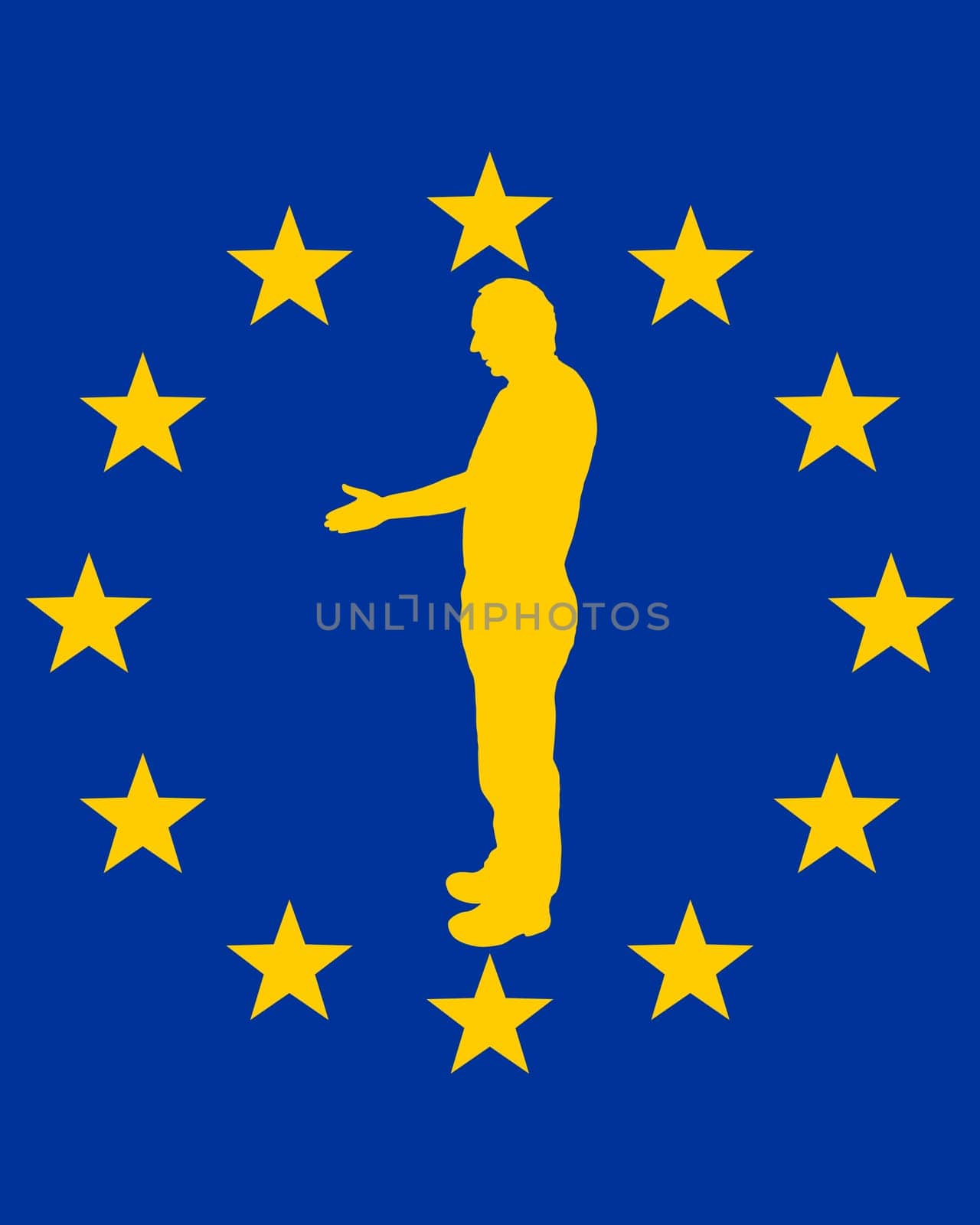 European handshake