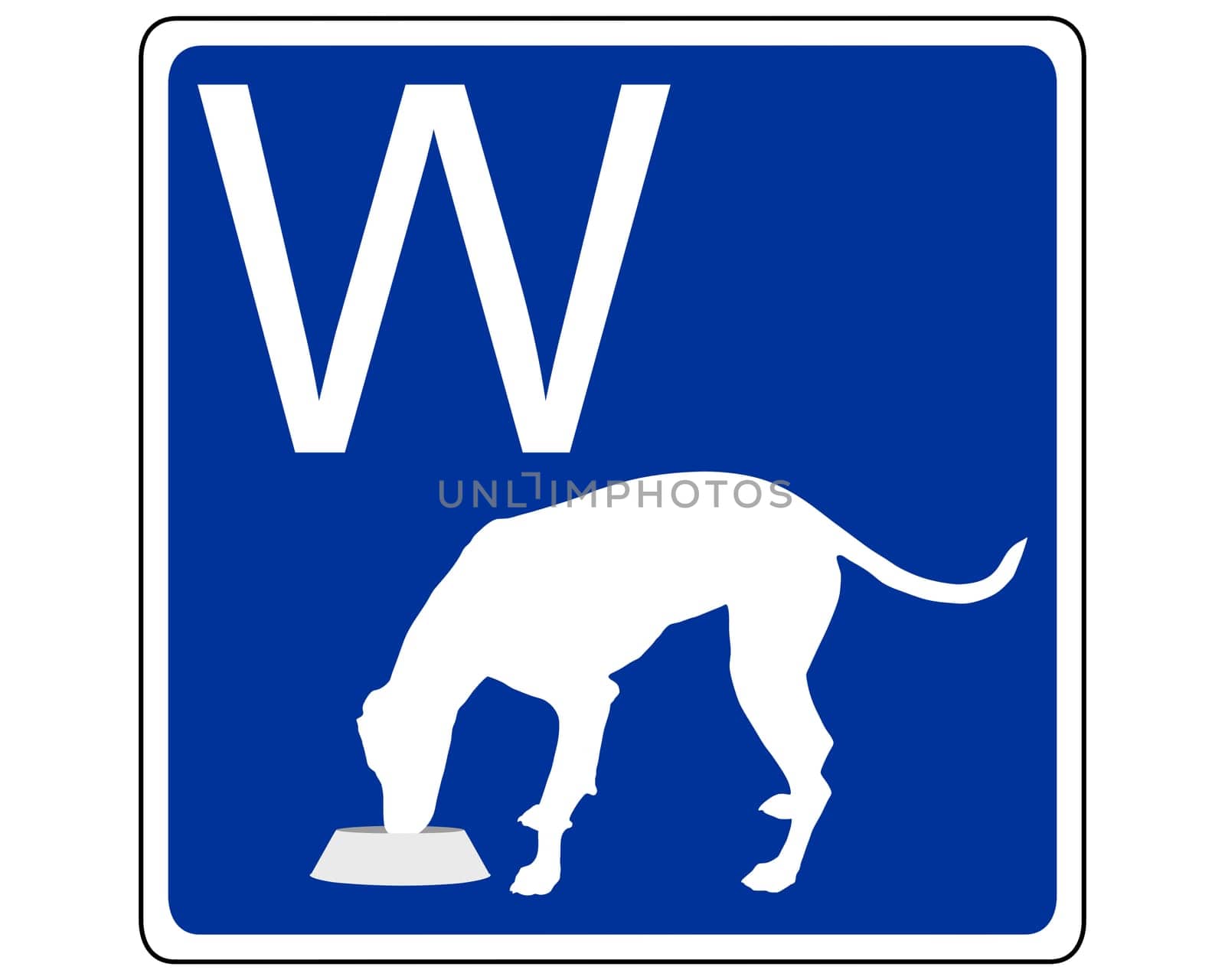 Traffic signs for dogs