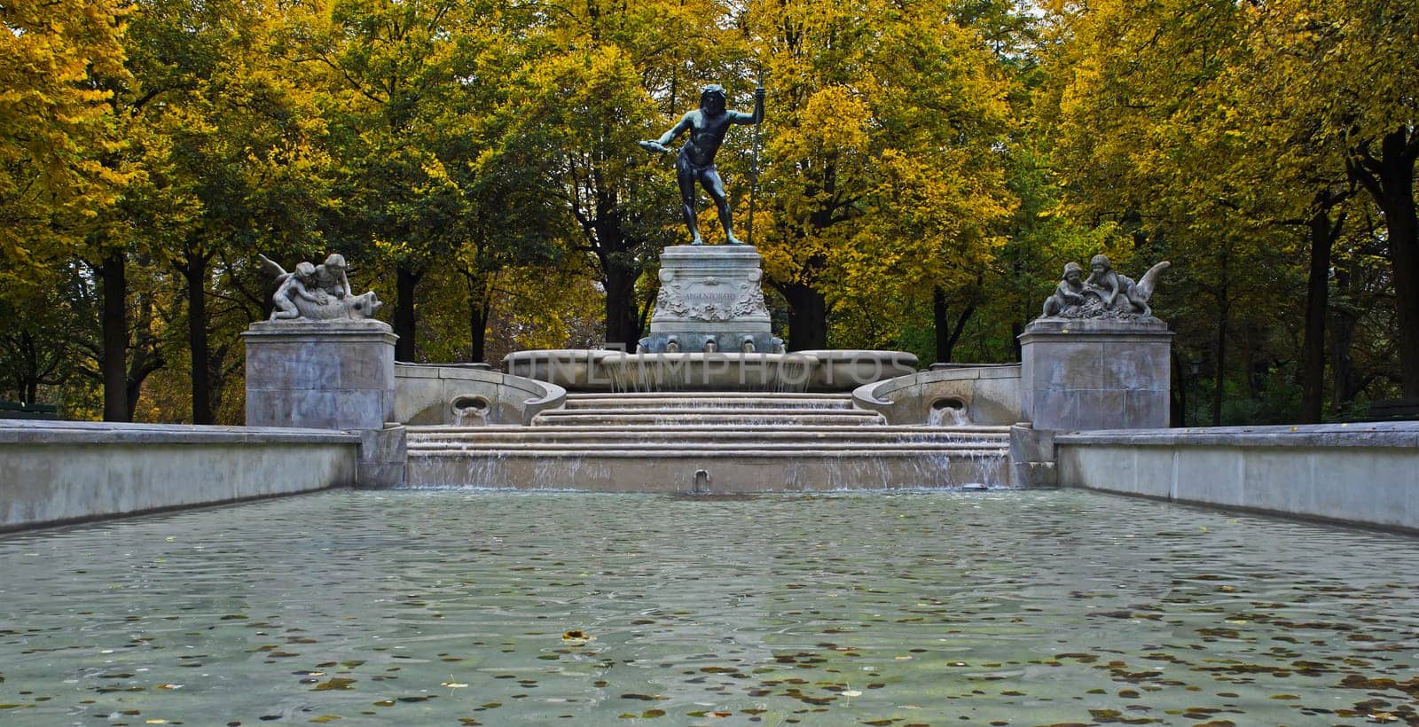 The Father Rhine Fountain in Munich