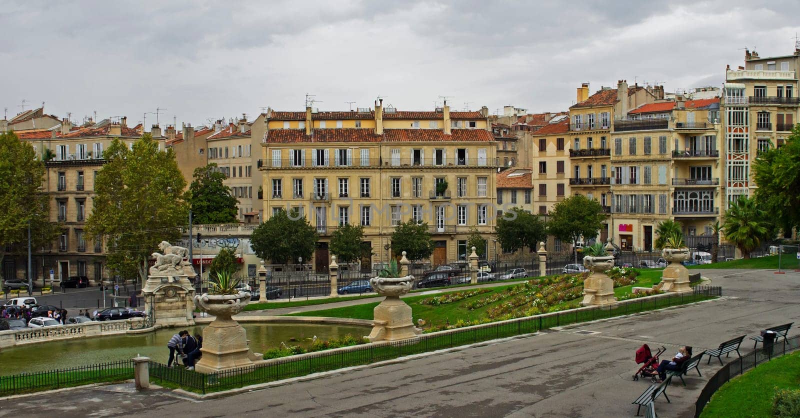 At the Palais Longchamp in Marseille