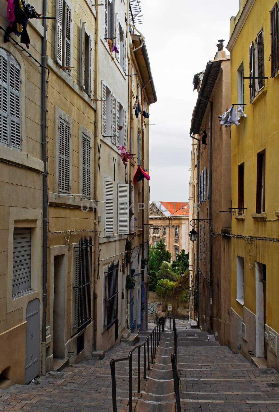 In the old Panier district in Marseille