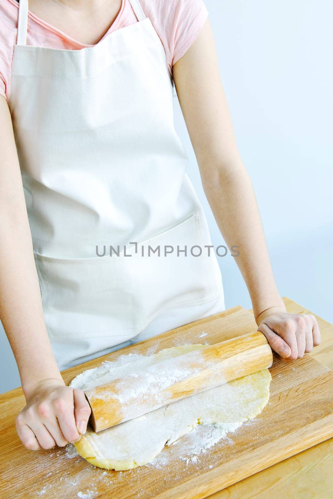 Rolling out cookie dough