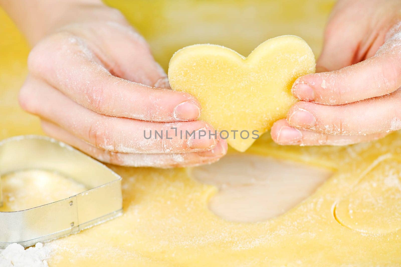 Making shortbread cookies