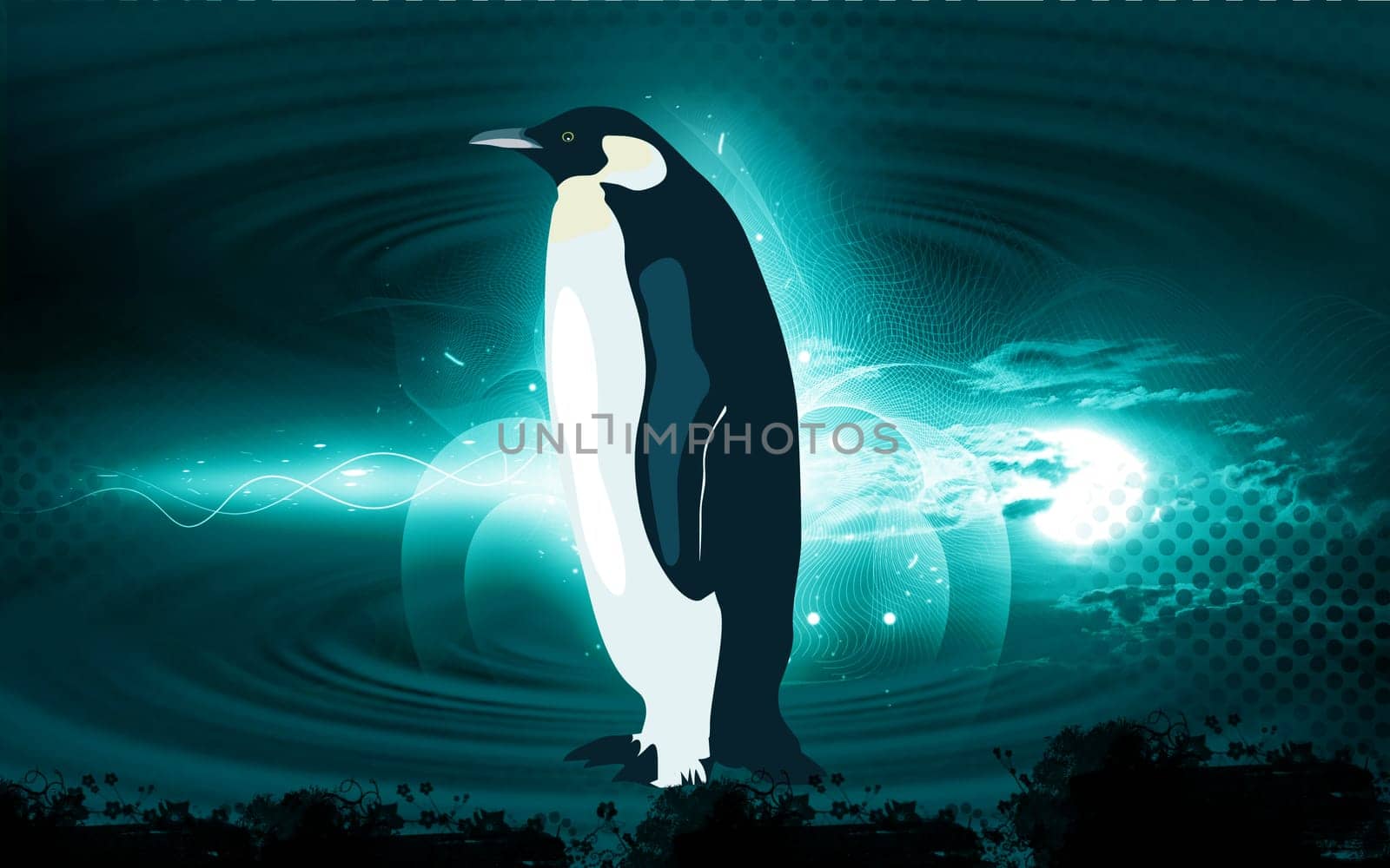 Illustration of a penguin