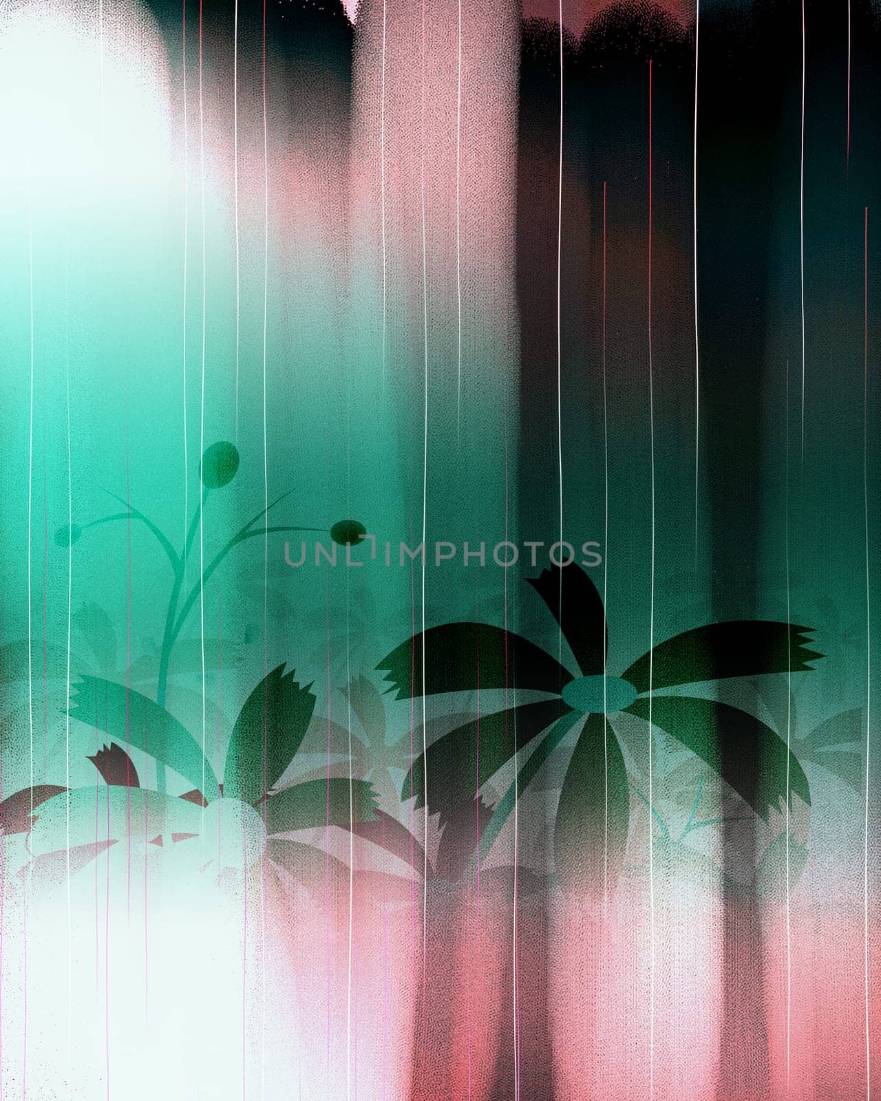 watercolor of flower background