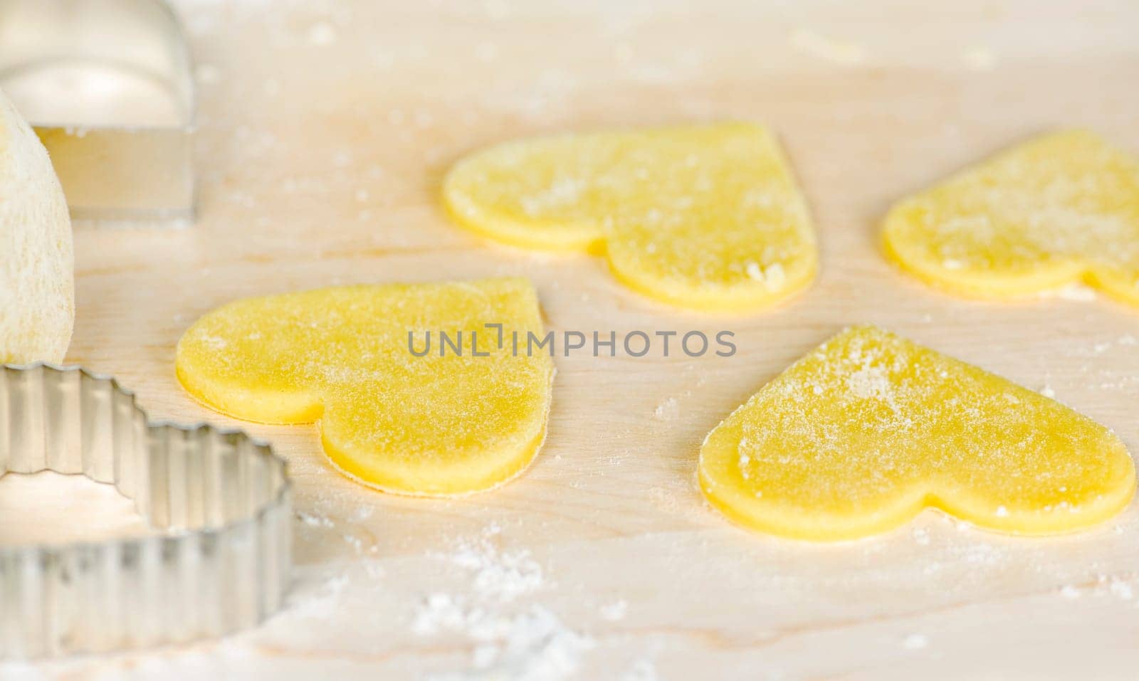Making shortbread cookies