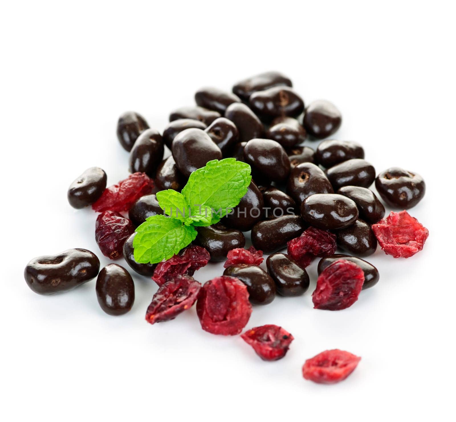 Chocolate covered cranberries