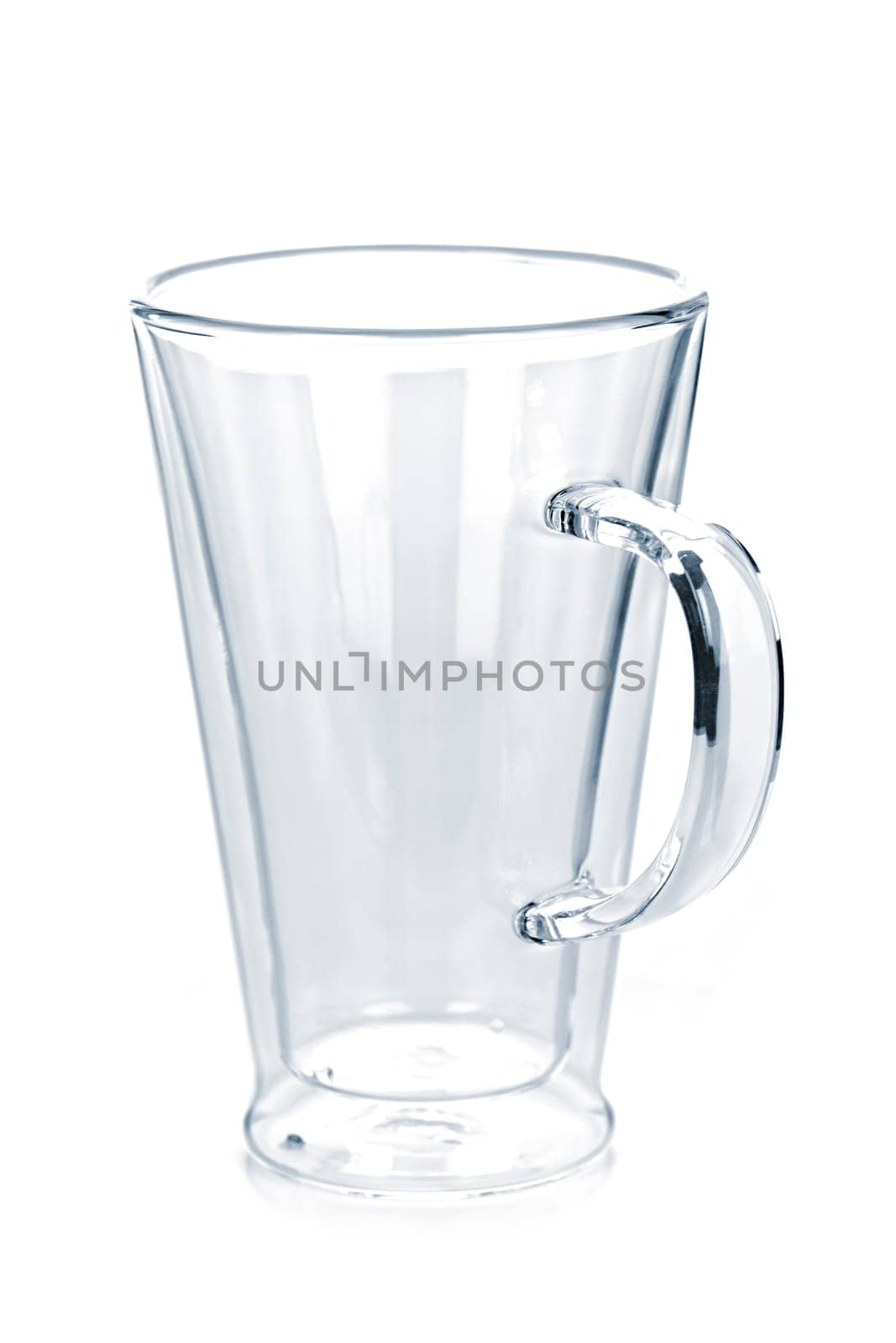 Empty coffee latte cup