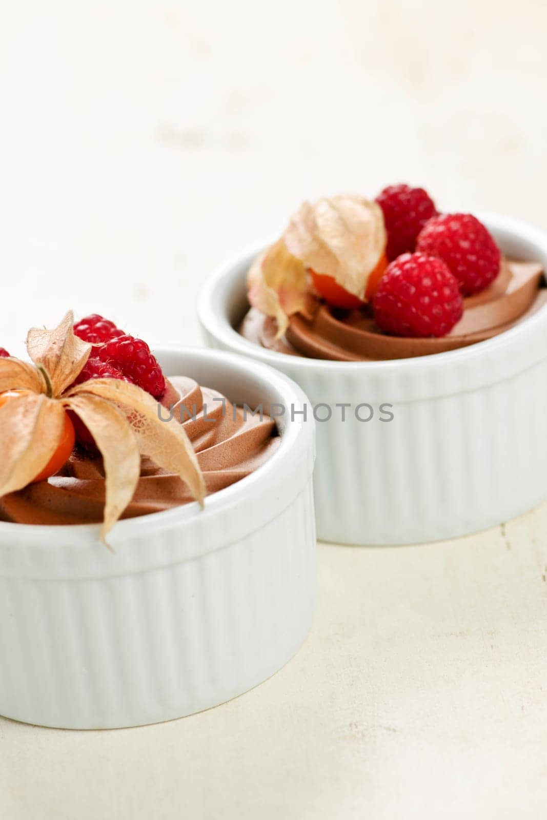 Chocolate mousse dessert