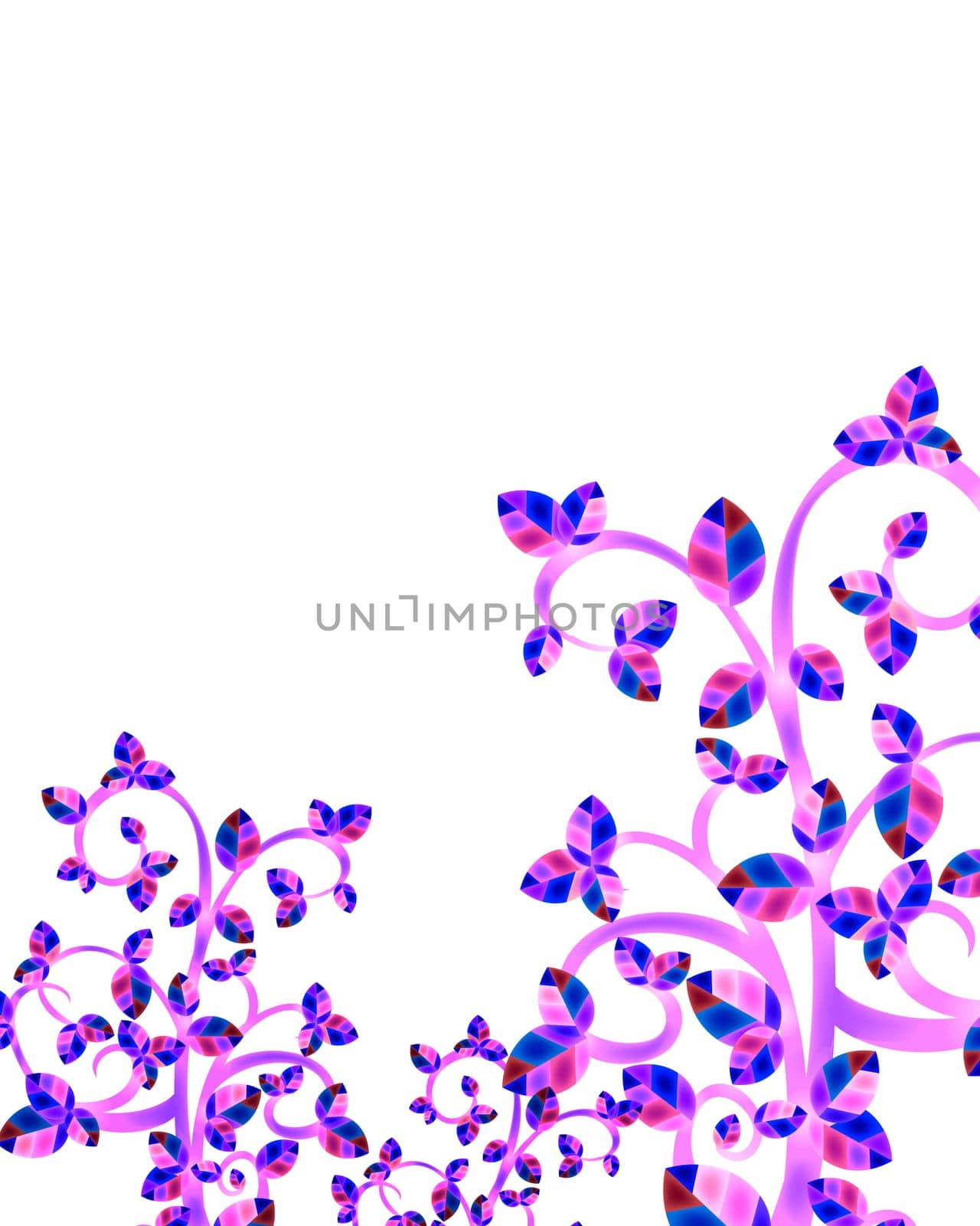 purple plant pattern