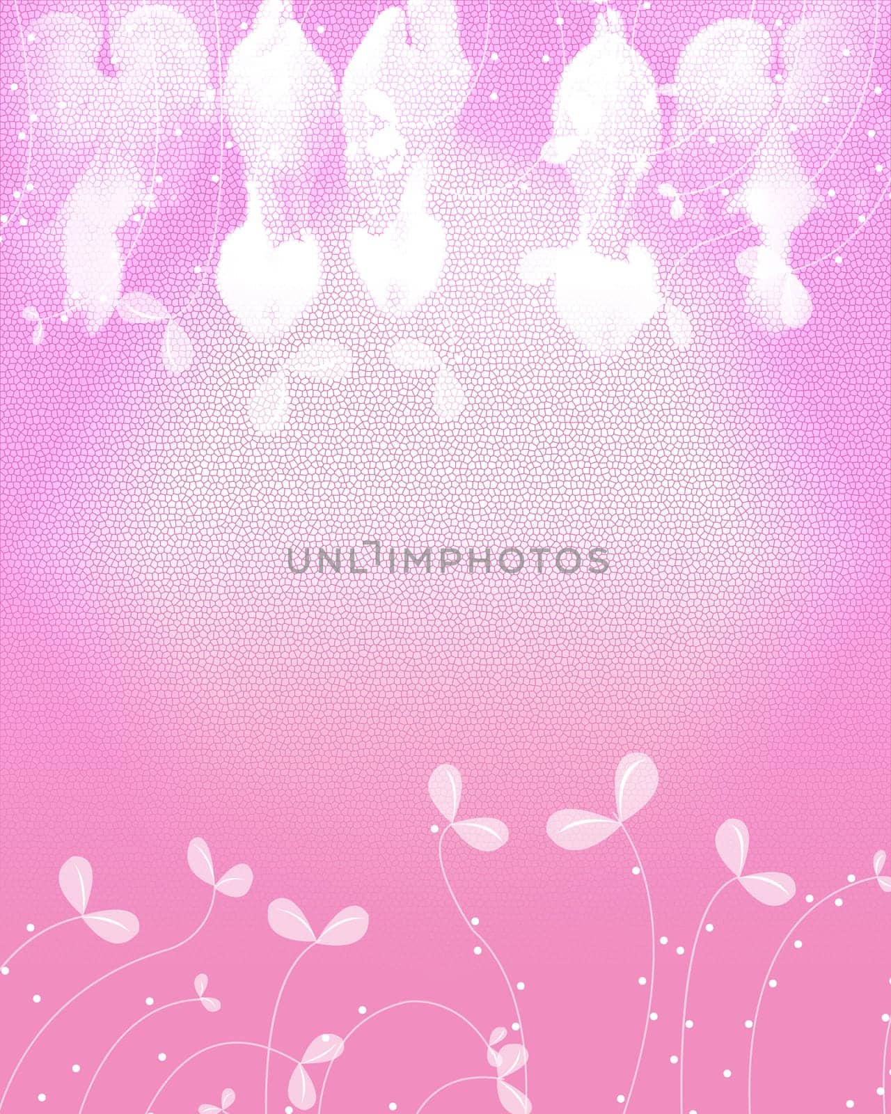 pink leaves background