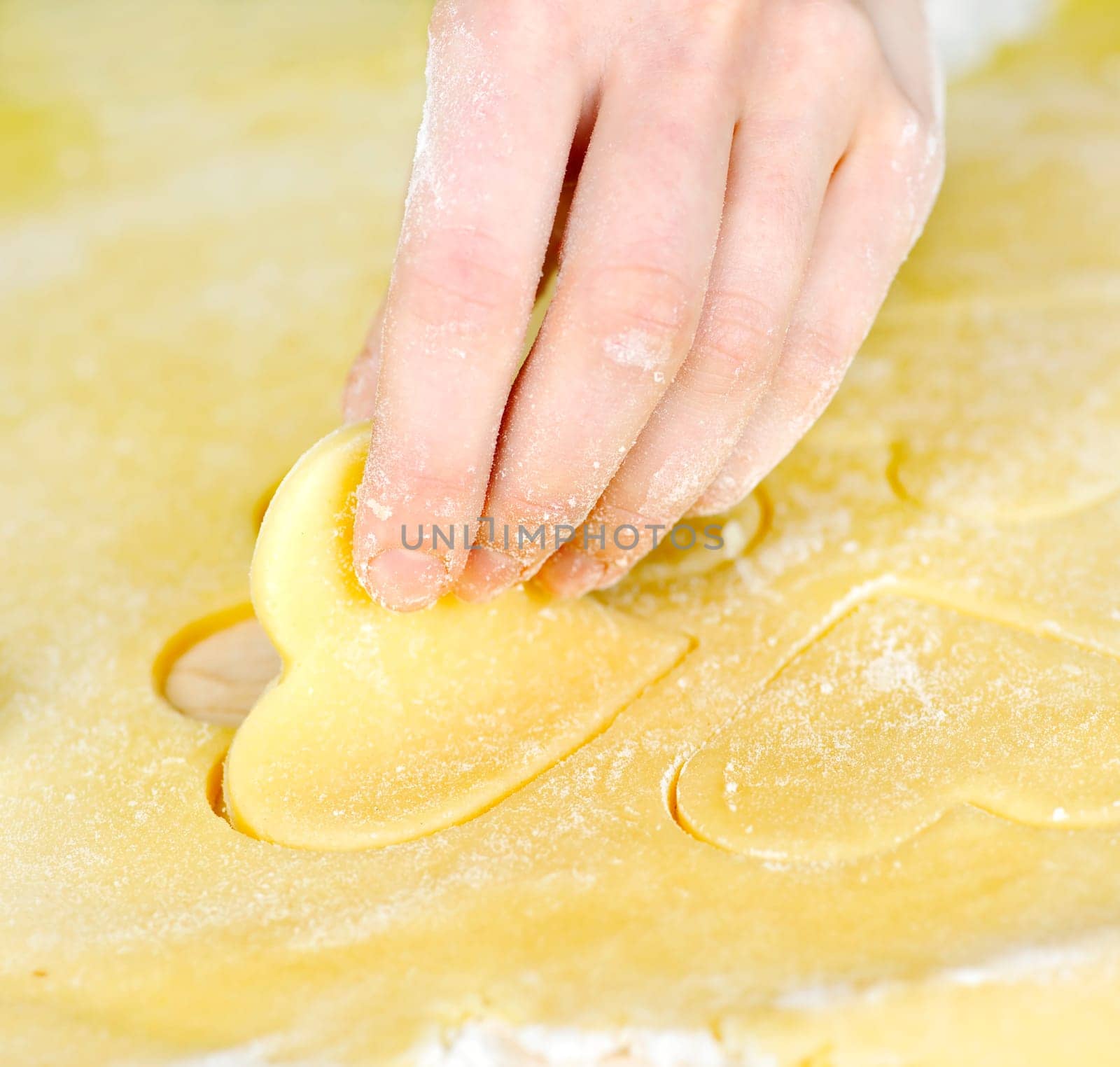 Making shortbread cookies